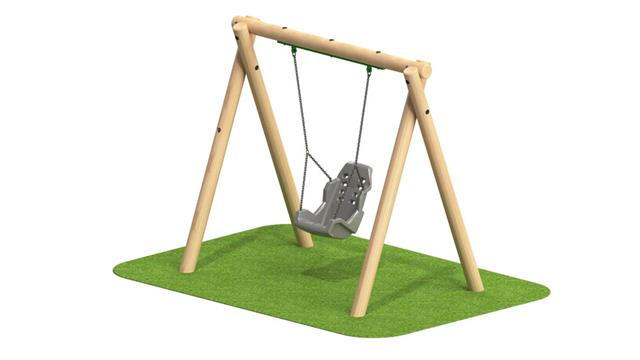 2.4m Timber Swing 6